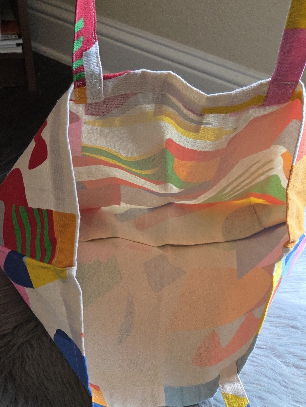 Nwot! Sezane X G.Kero Colorful Tote Bag - Picture 7 of 8